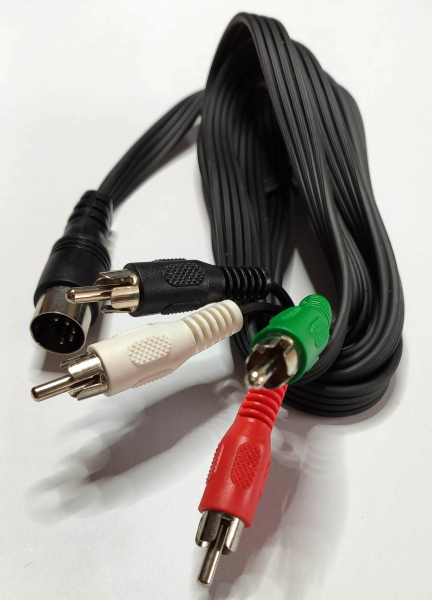 Adapterkabel DIN Stecker - Cinch Stecker